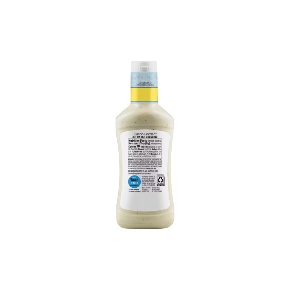 Tuscan Garden Light Ranch Dressing 16 fl oz - 2 Pack