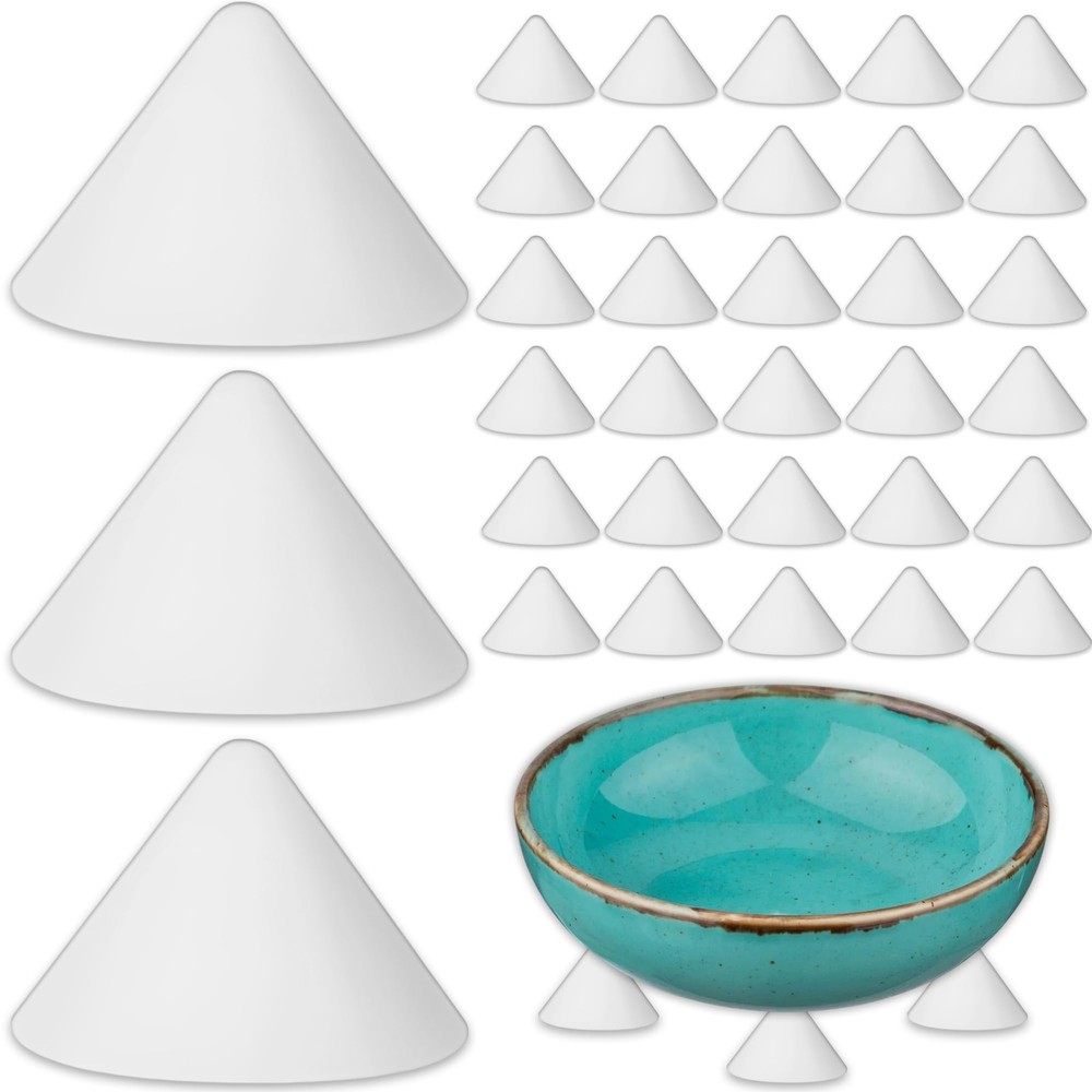 50 Pack Pottery Kiln Nails – High-Temperature Ceramic Refractory Cone Support...