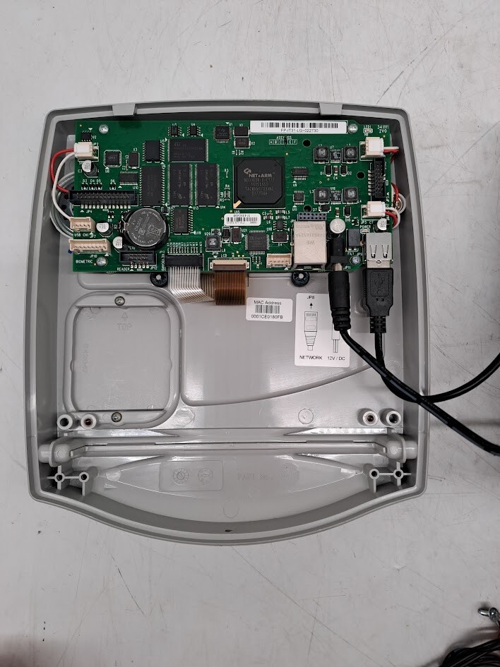 InfoTronics Office time clock Machine w/ Power ADAPTER