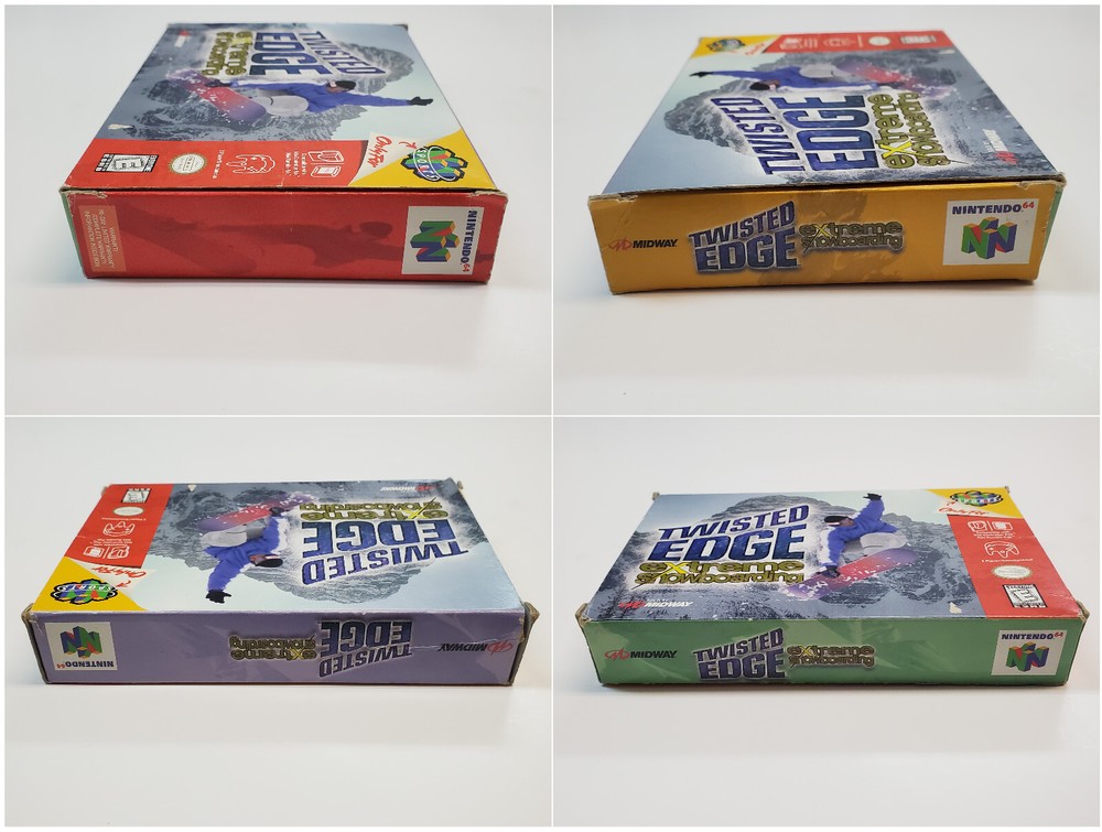 Twisted Edge Original Authentic N64 Nintendo 64 Box & Manual Only ***