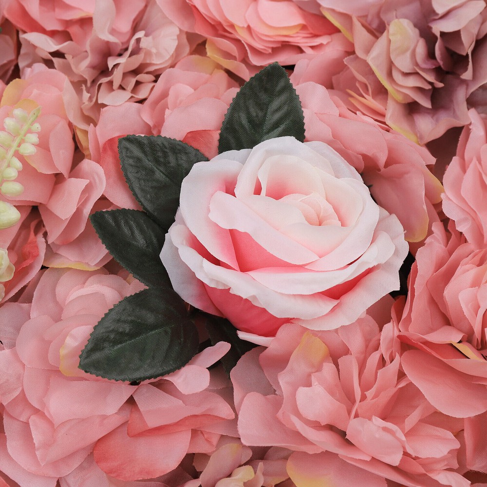 12 Pcs Flower Wall Panel, Artificial Flower Backdrop, Flower Panels for Backdrop