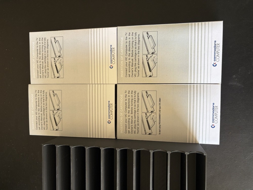 Vic 20 Memory Expansion Set, Super, 8k,16k, Programmers Aid