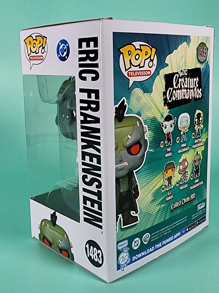 Funko 1483 Eric Frankenstein Creature Commandos DC HBO Harbour New Minor Dings
