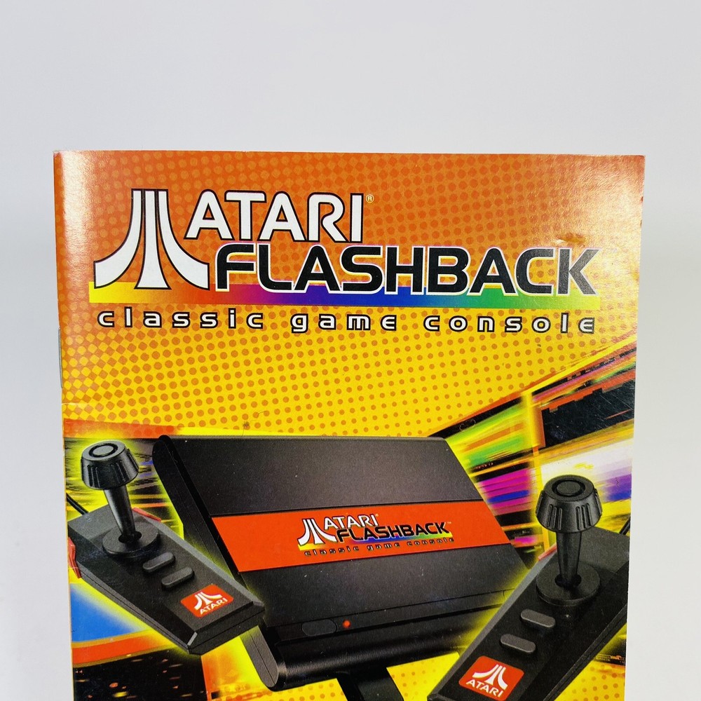 2004 Atari Flashback - Classic Game Console Instruction Manual Booklet - Vintage