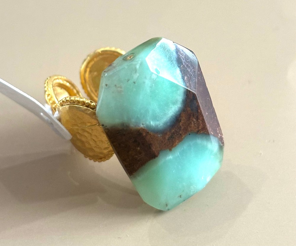 GREEN WITHOUT ENVY Ring 2 | Chrysoprase Gemstone | GF