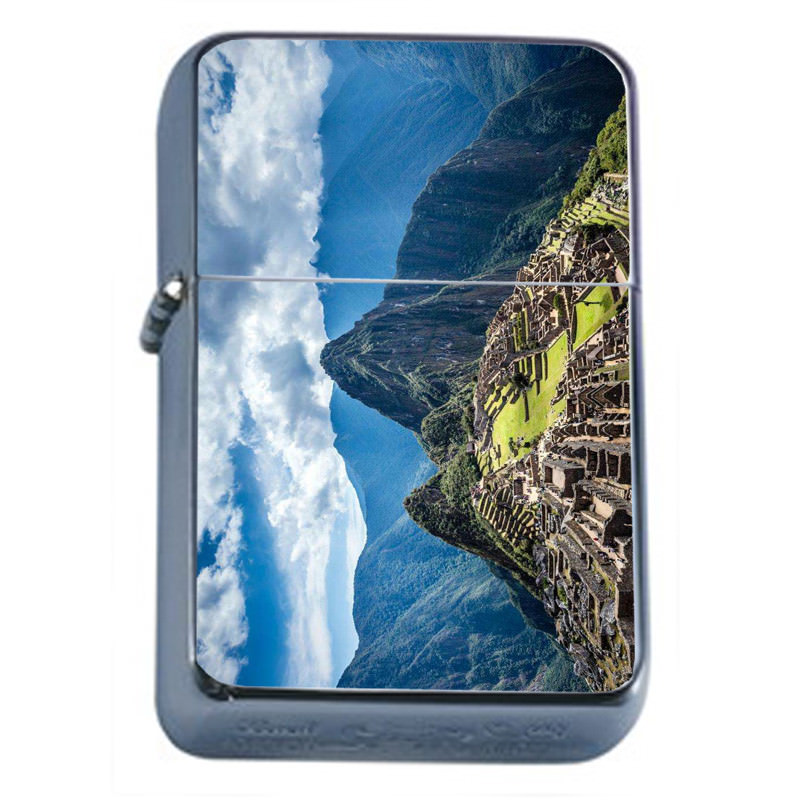 Cusco Peru D1 Flip Top Oil Lighter Wind Resistant