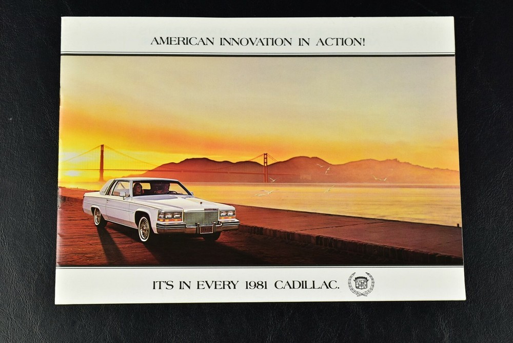 1981 CADILLAC SALES BROCHURE