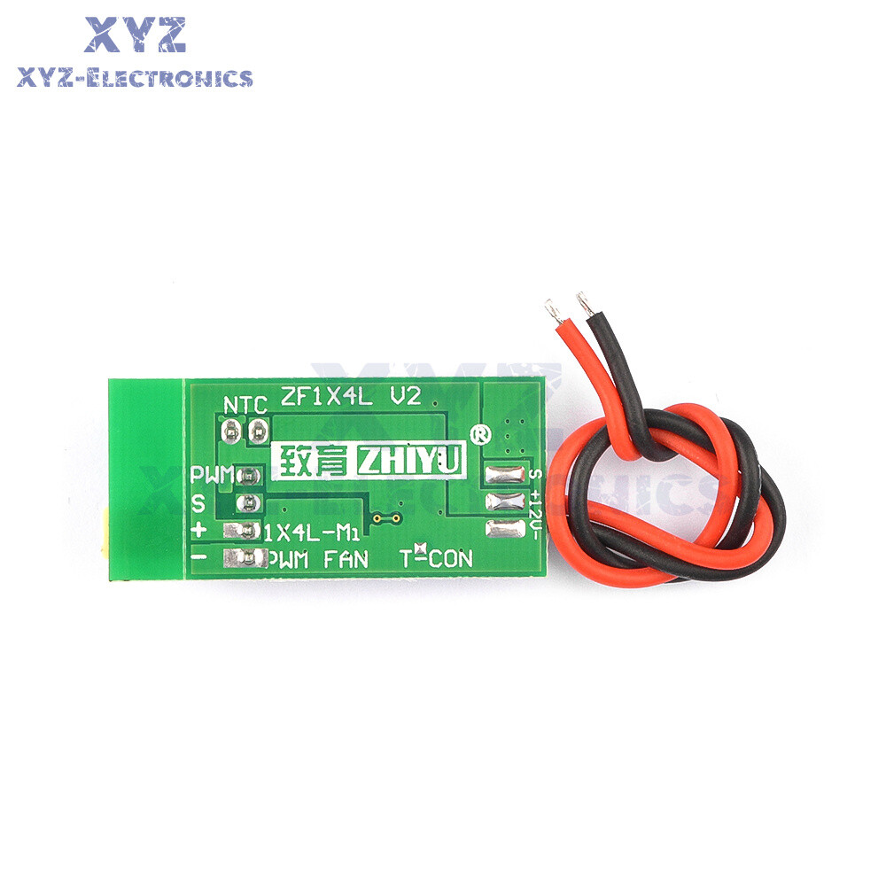 DC 12V PWM Fan Temperature Controller 4-Wire Speed Governor Board