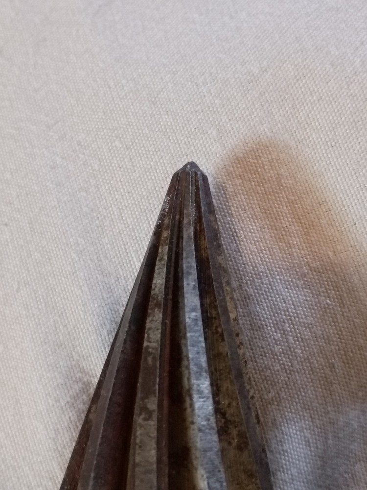 Antique Conical Pipe Reamer Burring Tool Head 1/8 X 1.