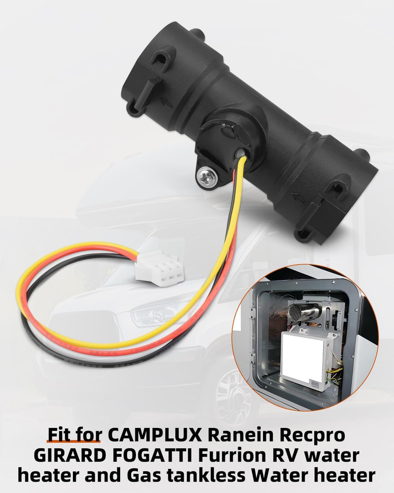 Water Flow Sensor Fit for FOGATTI CAMPLUX Ranein Recpro Girard Furrion RV Water
