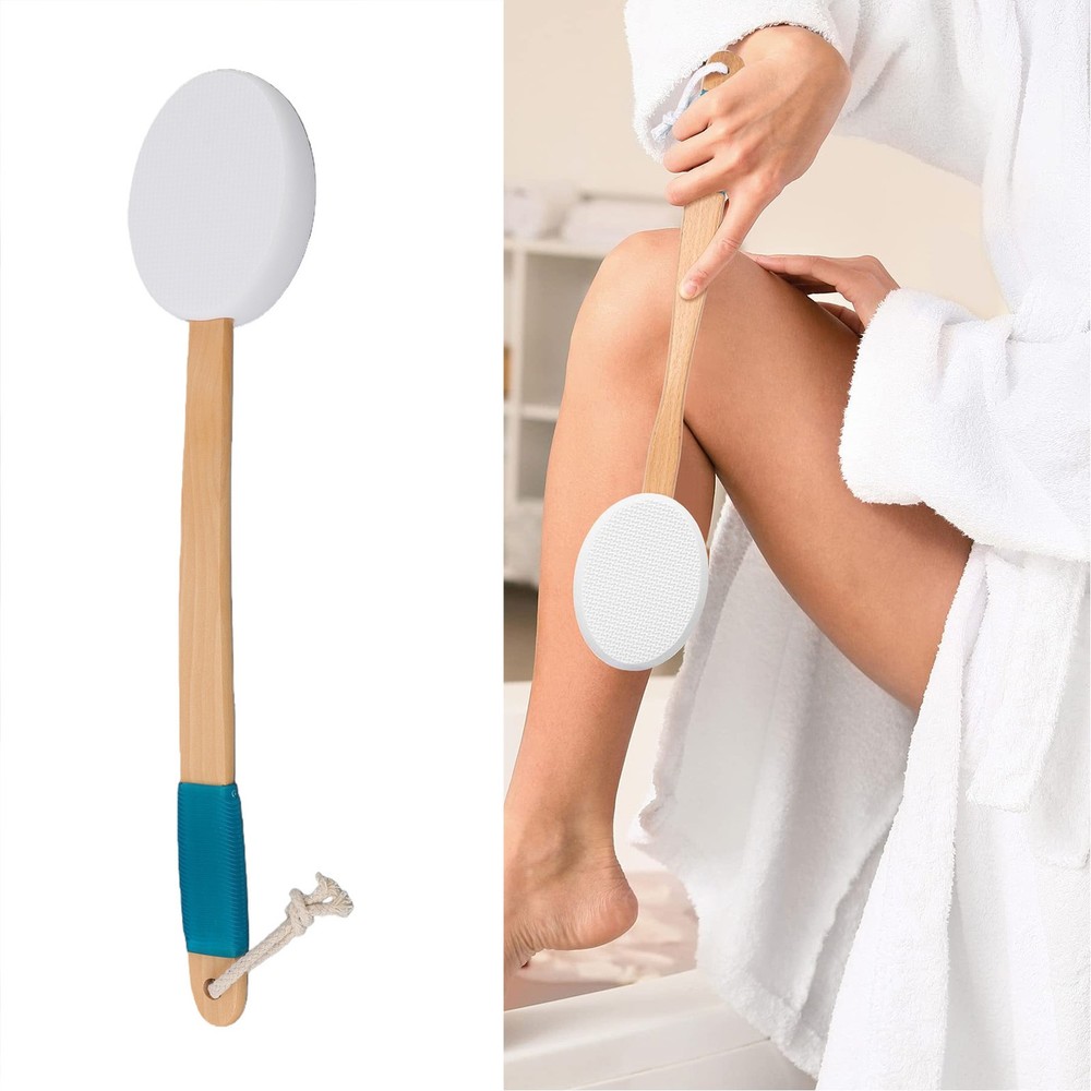Wooden Handle Lotion Applicator For Smooth Body Coverage