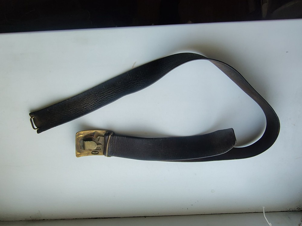 Soviet leather sailor's belt