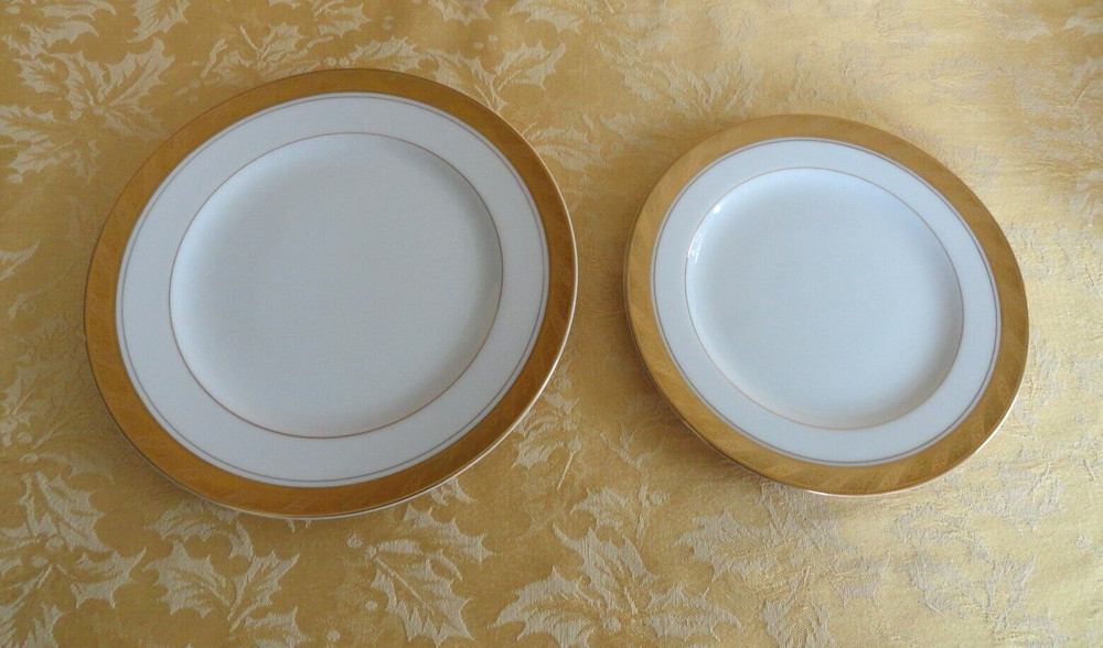 7Pcs Imperial Deluxe Sango Fine China Cleopatra Pattern Dinner Place Setting
