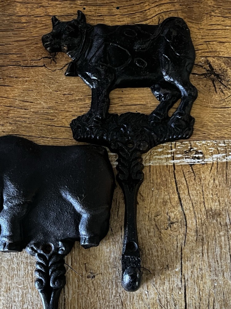 Black Cast Iron Animal Wall Hooks