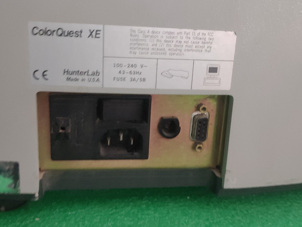 HunterLab ColorQuest XE Spectrophotometer .