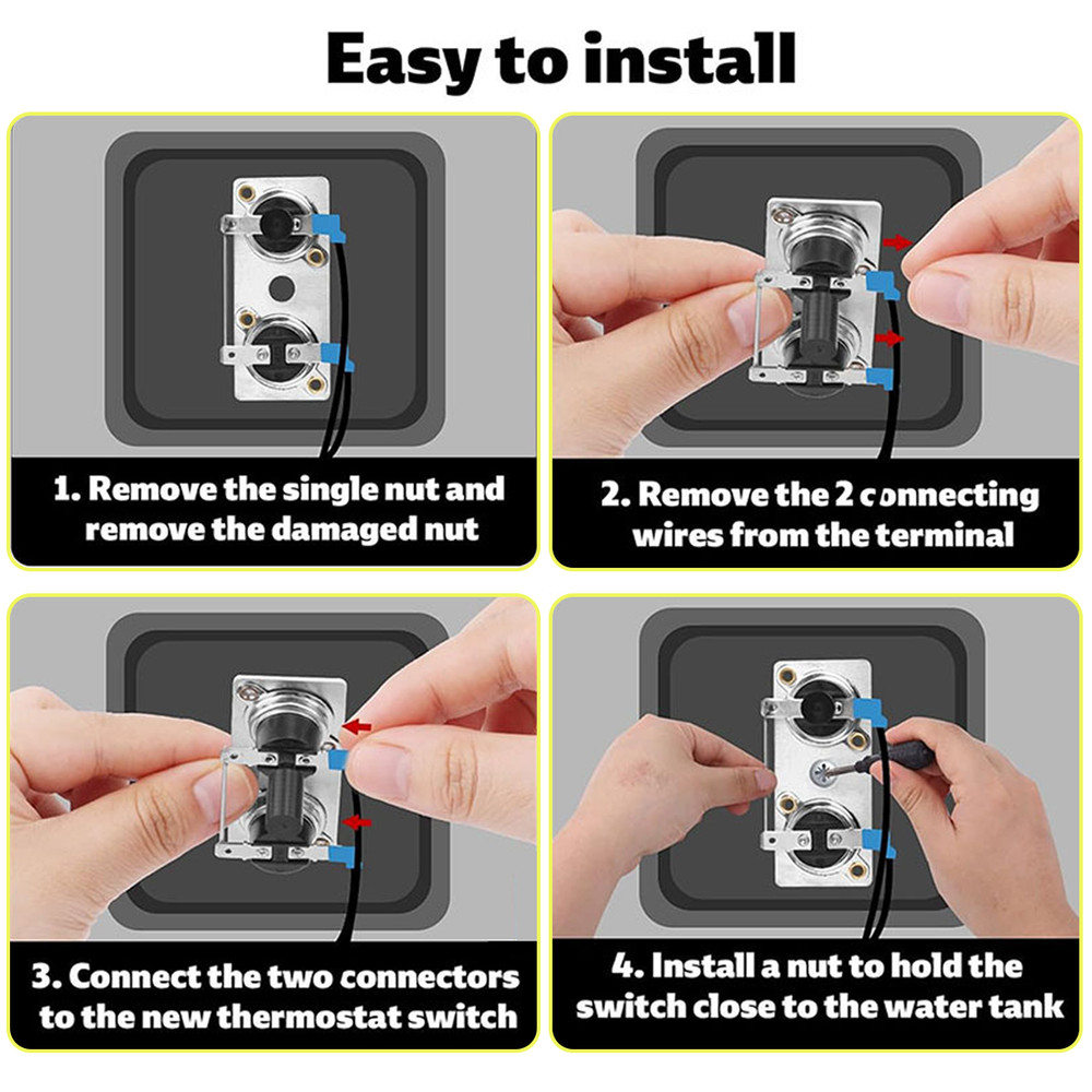 232306 Thermostat Water Heater Limit Switch Kit for Suburban RV Water Heater SW