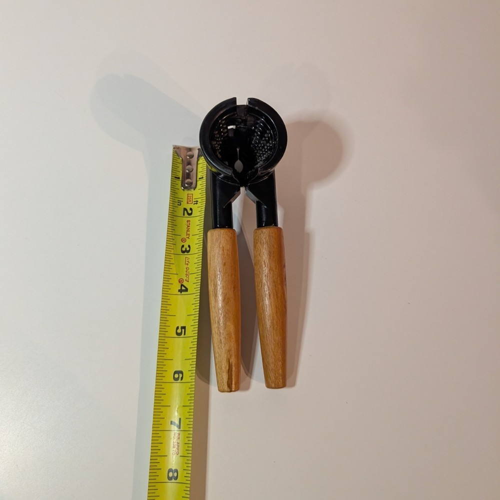 Vintage German Nutcracker Wood Wooden Handle, Study Handheld Nut Cracker ,Opener