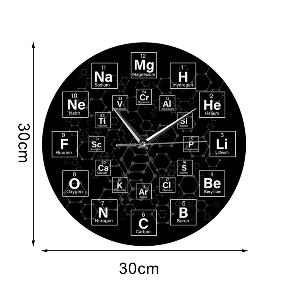 Intriguing Decor Laboratory Wall Clock Practical Clock Design Laboratory Decor