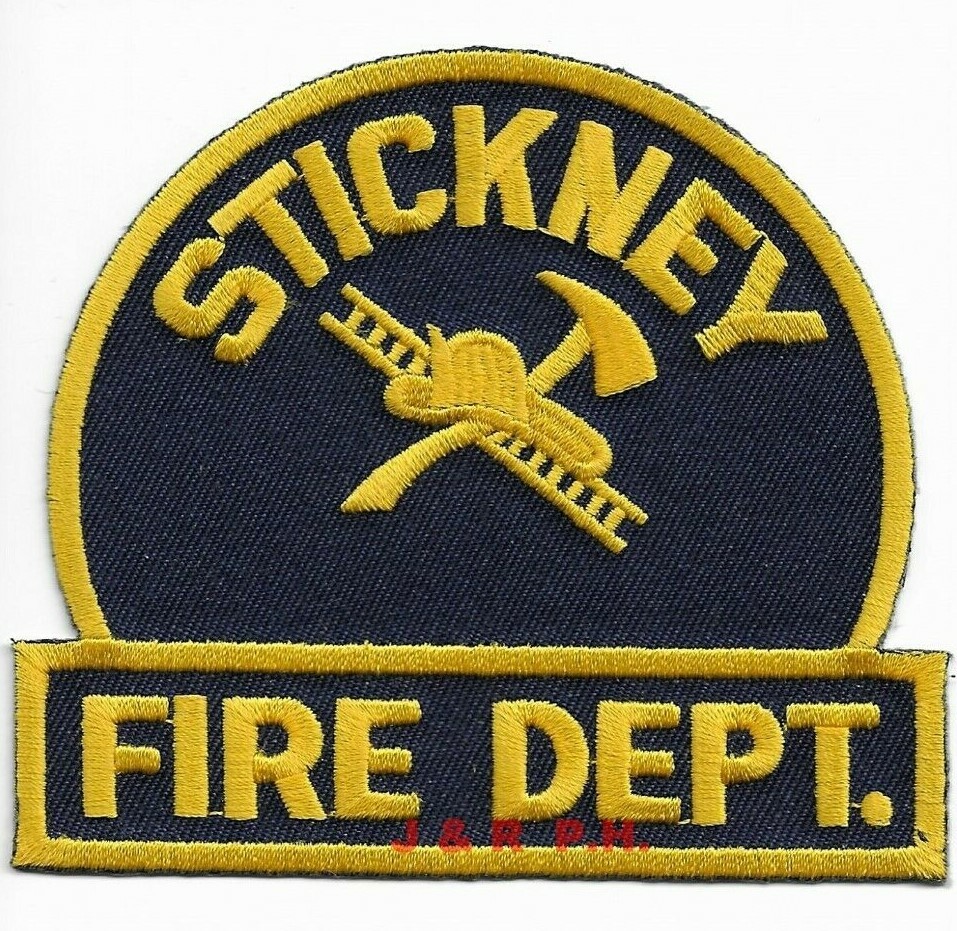 Stickney Fire Dept., Illinois (4" x 3.5" size) fire patch