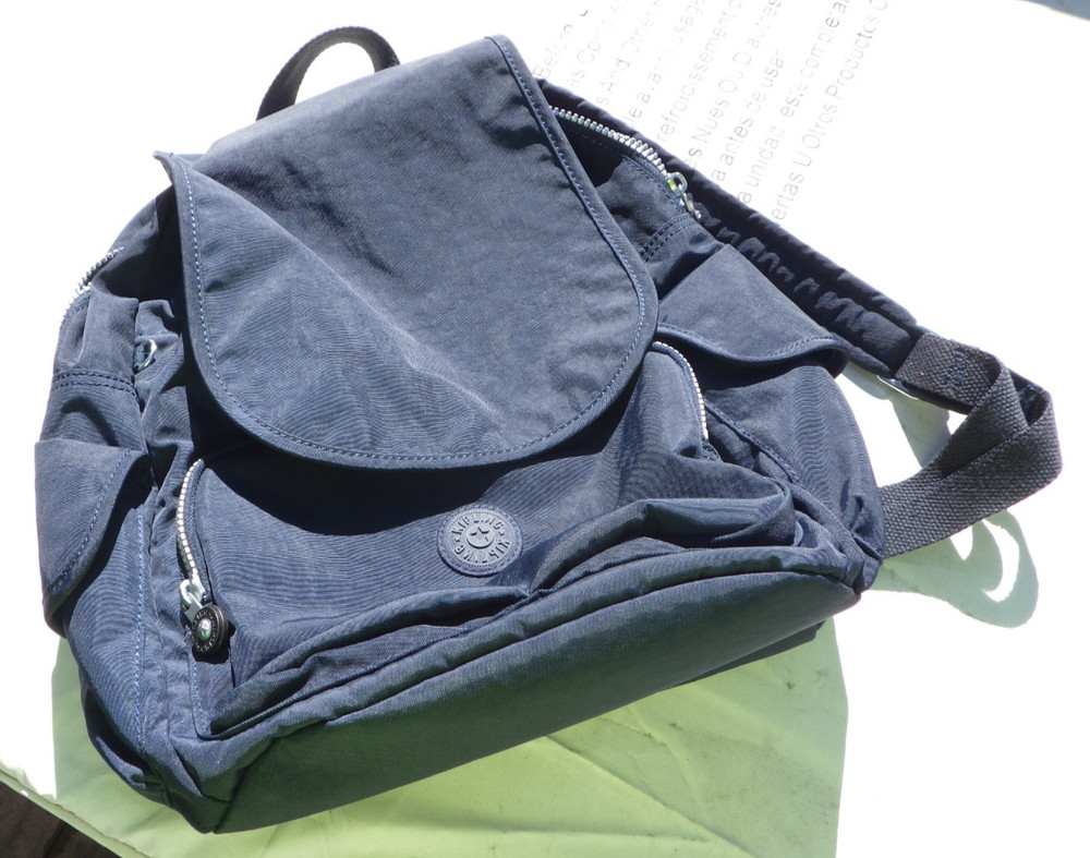 Kipling Small Dark Blue Backpack Knapsack  C2