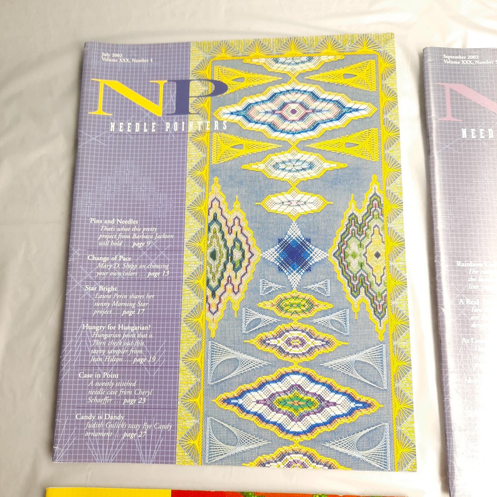 Needle Pointers Magazine Lot 2002 Partial Year 4 Issues Set