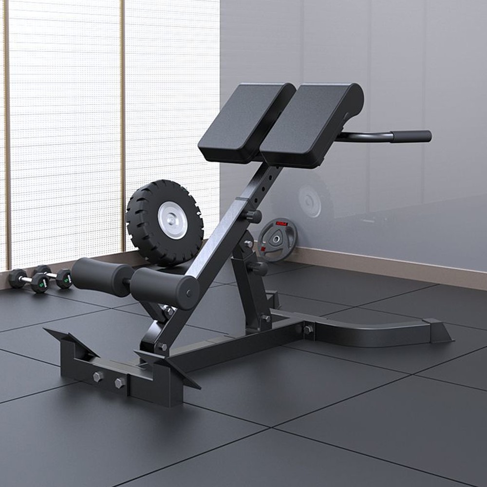 Fold Roman Chair Back Extension Bench Adjustable Angle Abdominal Exercise