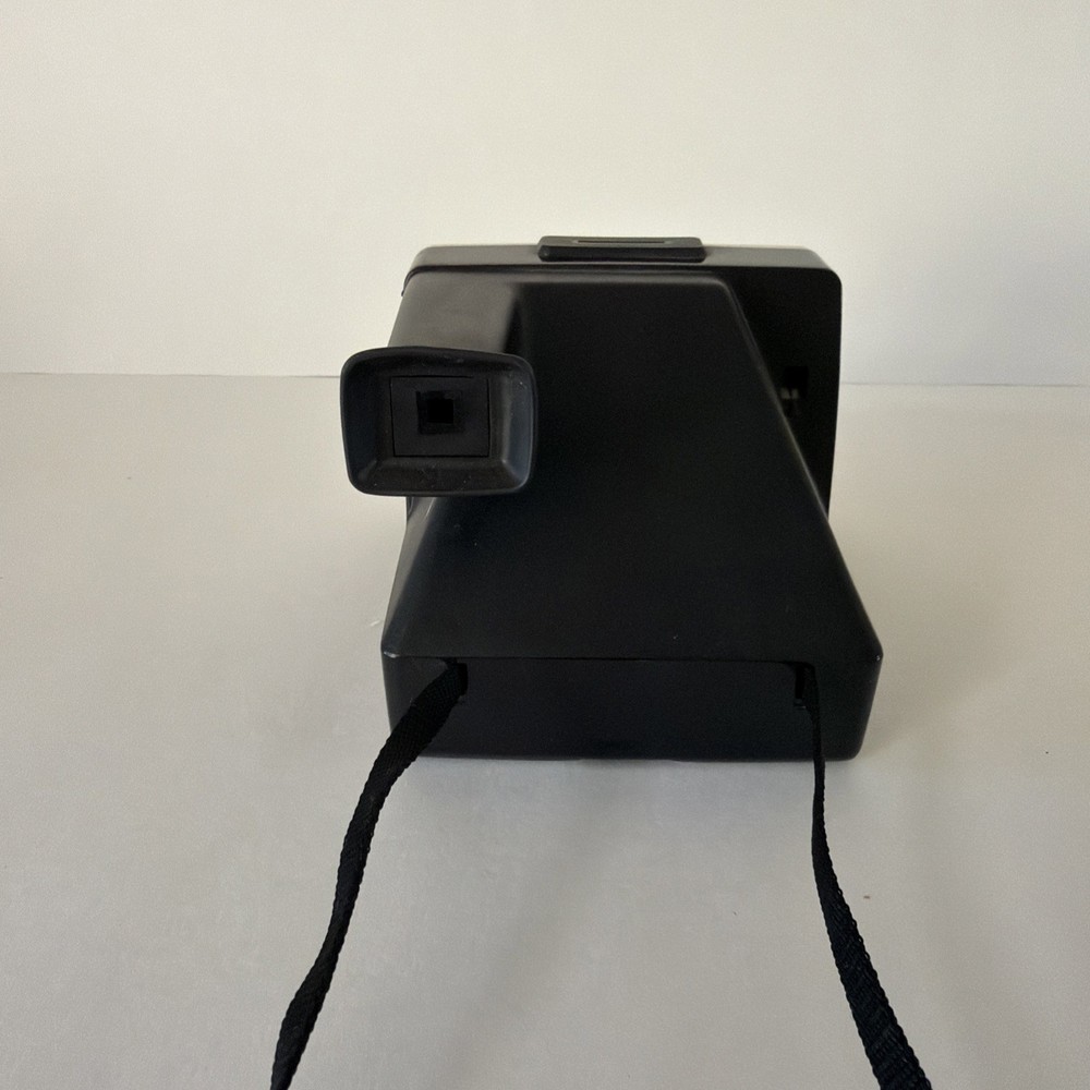 Polaroid One Step Land Camera Rainbow Stripe with Strap Vintage - Untested