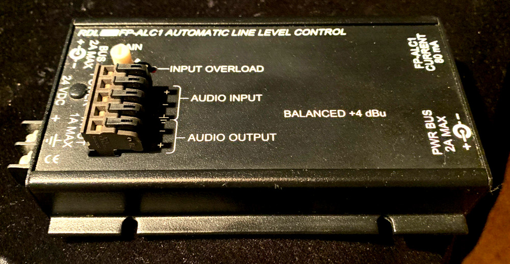 RDL FP-ALC1 Automatic Level Control/Mono Terminal block (9B)