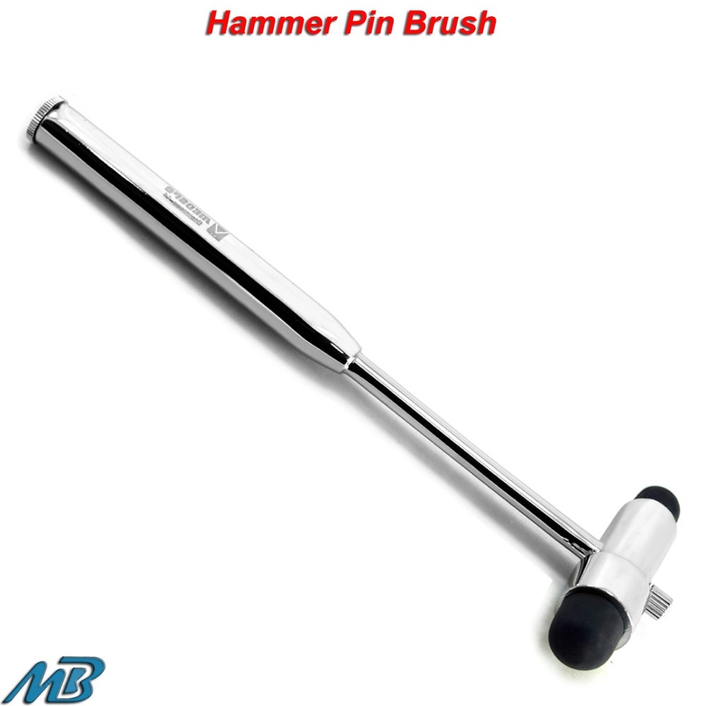 Neurological Reflex Hammer Percussor with Pin & Brush inbuilt neuron Diagnostics