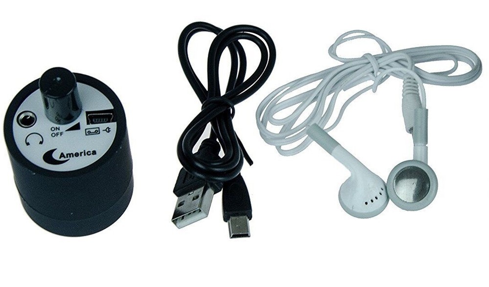 F900A Listening bug noise amplifier stethoscope, through ceiling doors glass
