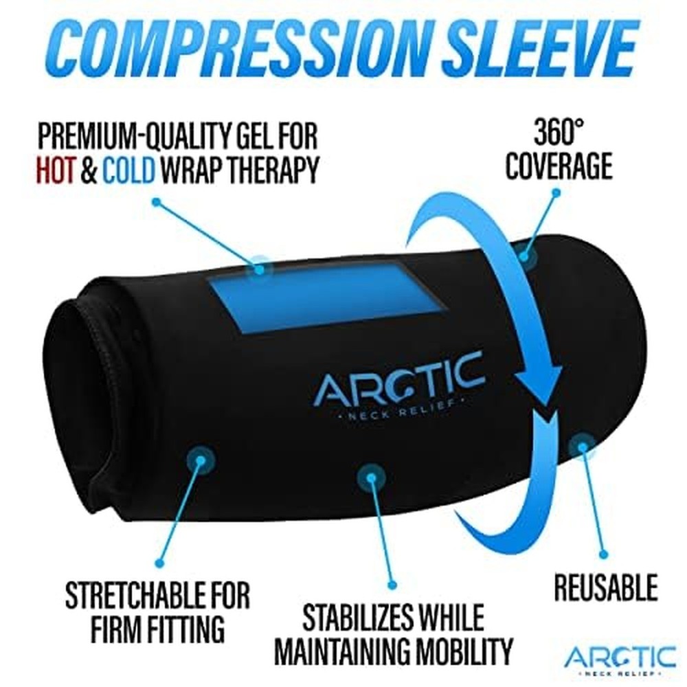 Value 2 Pack - Cold Therapy Compression Ice Sleeve, Knee Ice Pack Wrap for In...
