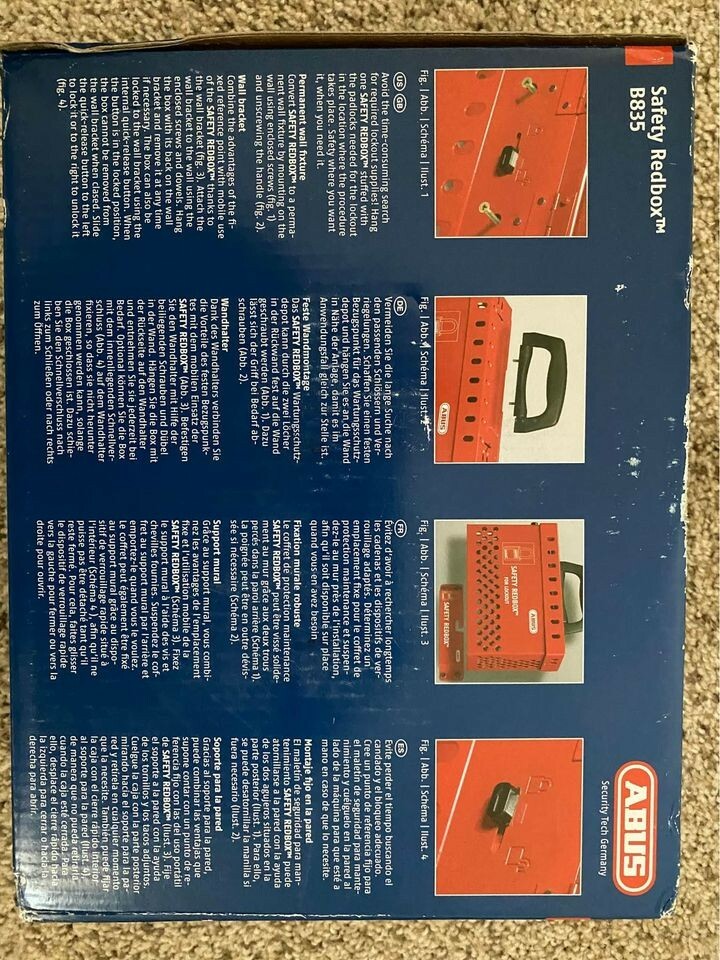 Safety Redbox ABUS Lock Out 
