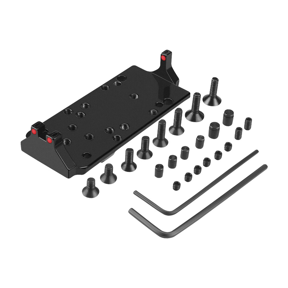 Universal Mount Red Dot Optic Mounting Platform Plate Base Mount For GLOCK UE