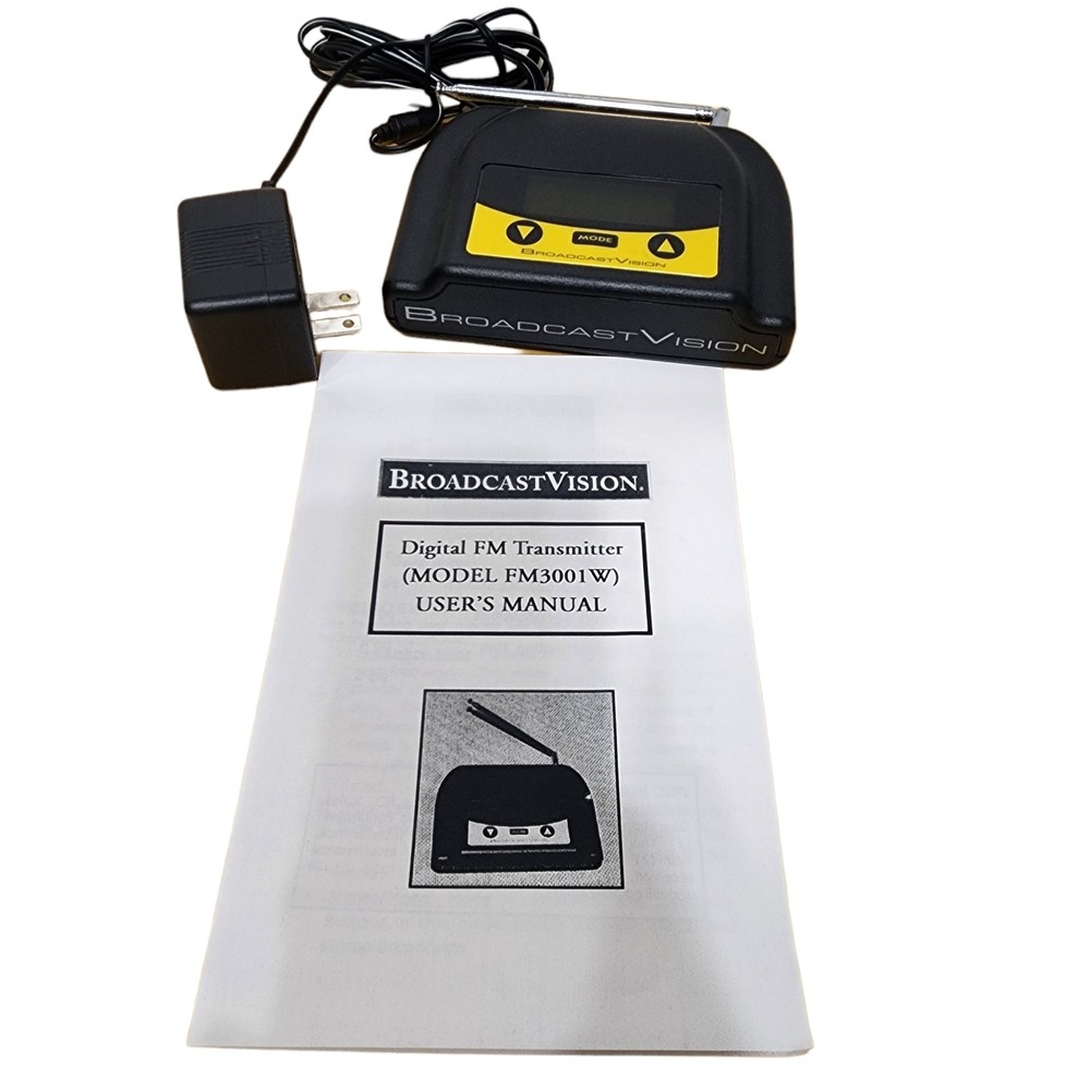 Broadcast Vision BVE FM Wireless Transmitter FM-3001W