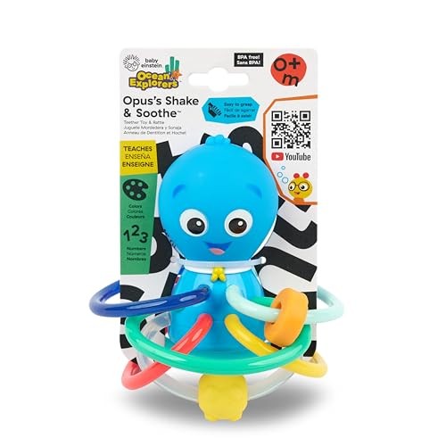 Baby Einstein Ocean Explorers Opus’s Shake & Rattle & Soothe Teether