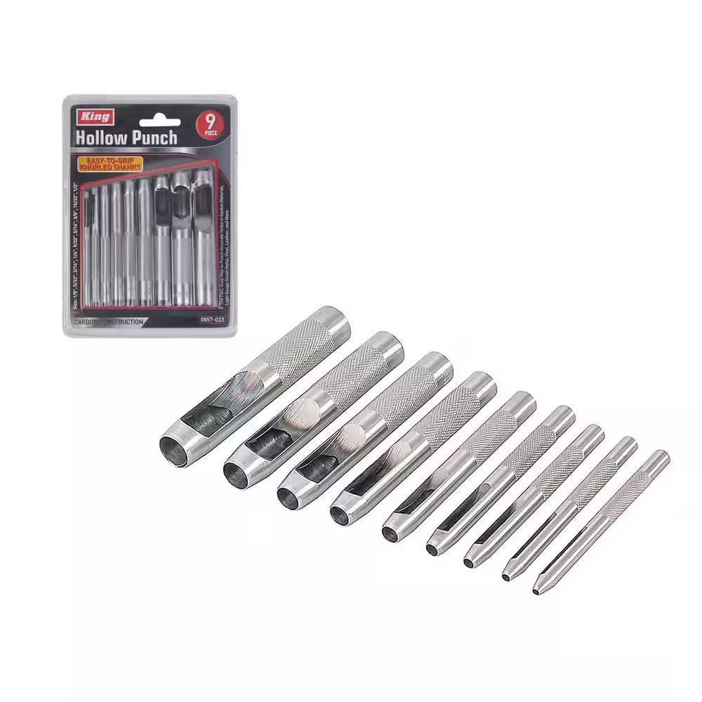 9-Piece Hollow Punch Set