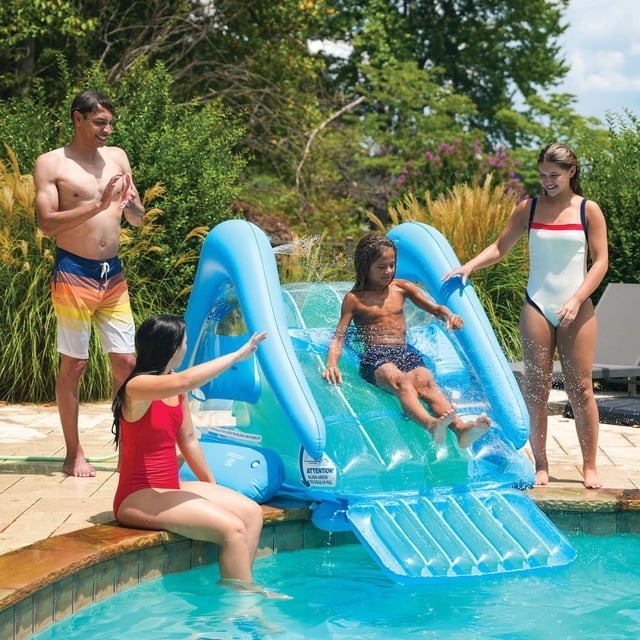 WOW Sports Cascade Inflatable Pool Slide