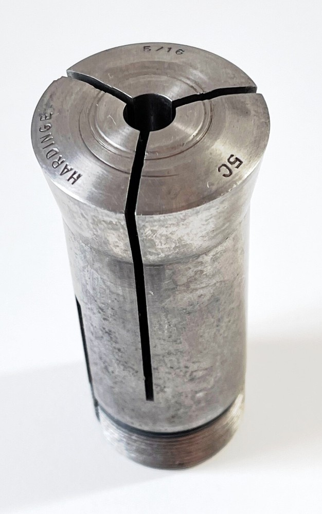 5/16" HARDINGE 5C Round Collet External & Internal Threads USA .3125"