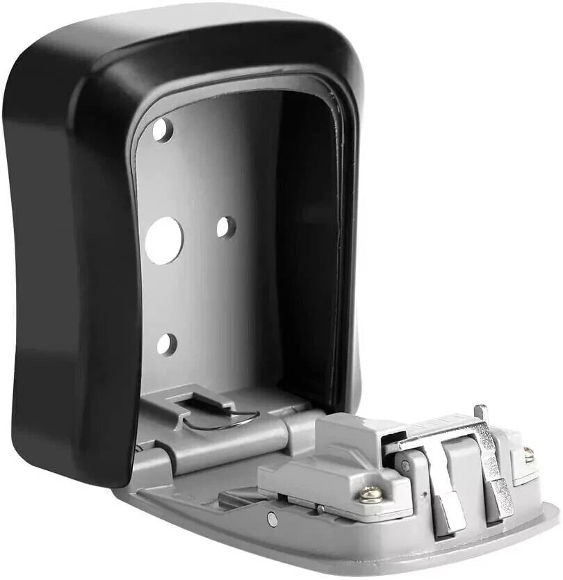 Key Lock Box for Outside-Combination Lockbox for House Key-Portable/Wall Mounted