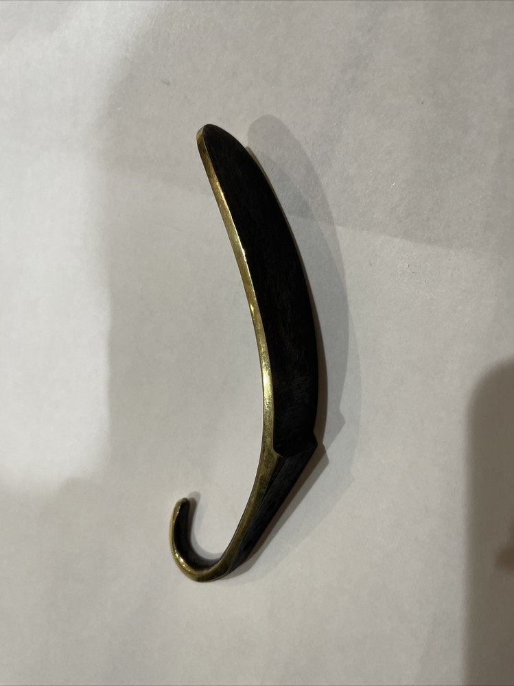 Carl Auböck Model #4327 Patinated Brass Hook New