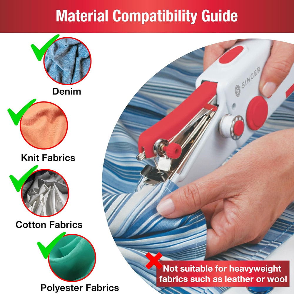 Stitch Sew Quick Portable Mending Machine - Single Thread Machine for Quick Repa