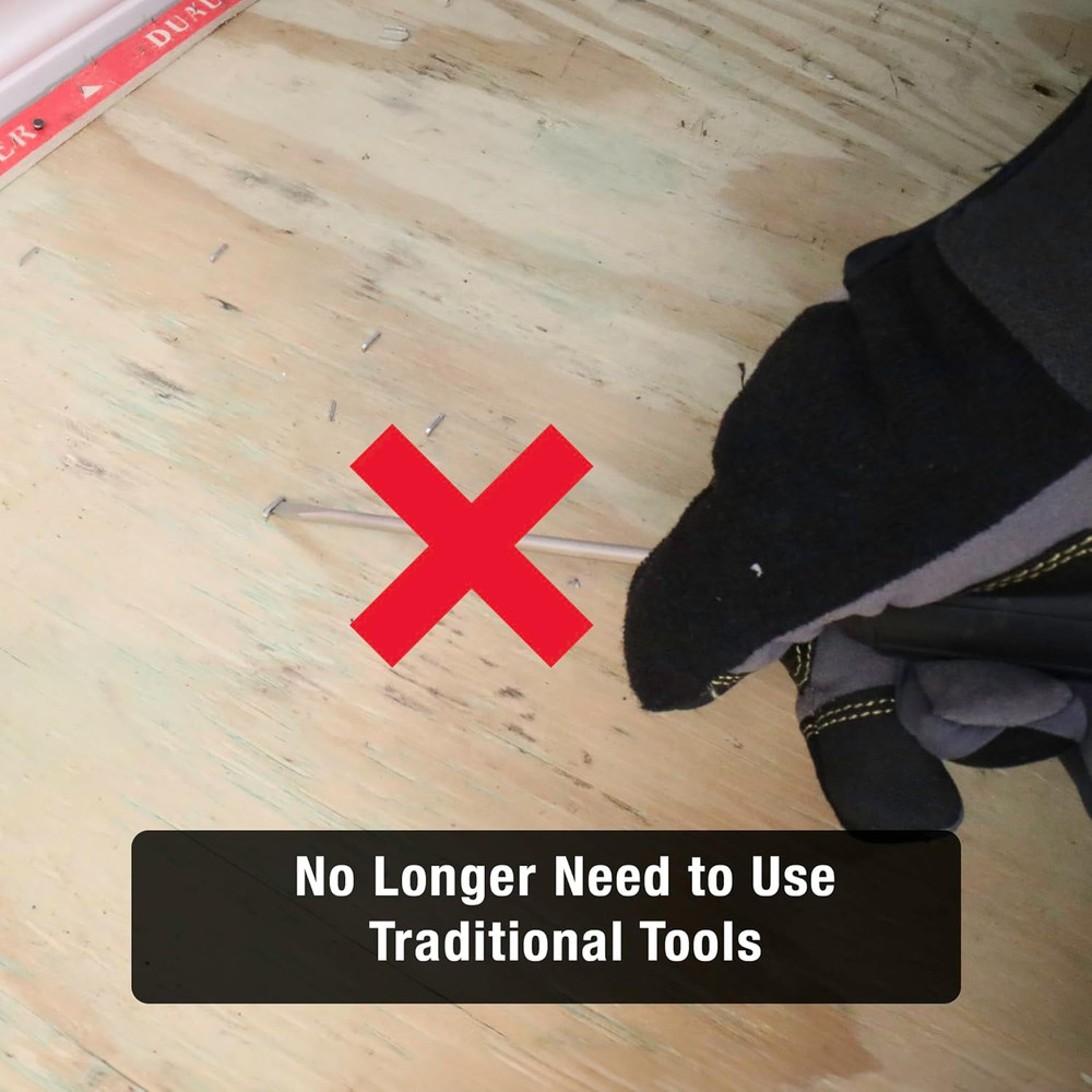 Zenith by ZN700501 Carpet Staple Puller, Staple Extractor for Renovation Projec