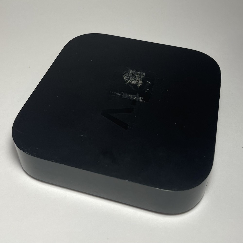 Apple TV A1378, No Cords Or Remote, Black, UNTESTED AS IS