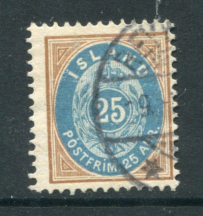 Iceland #29 Numeral 25 Aur. [Used]