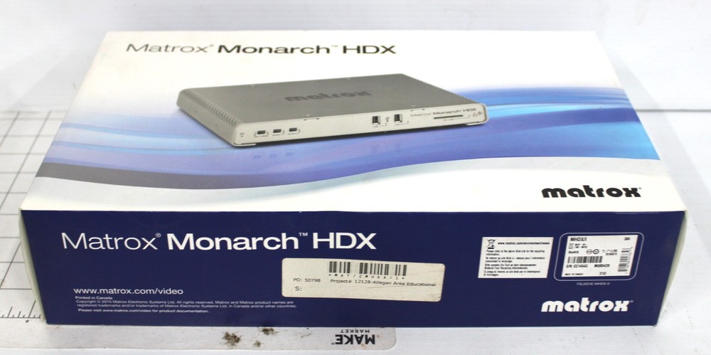 Matrox Monarch HDX Dual-Channel H.264 Video Encoder