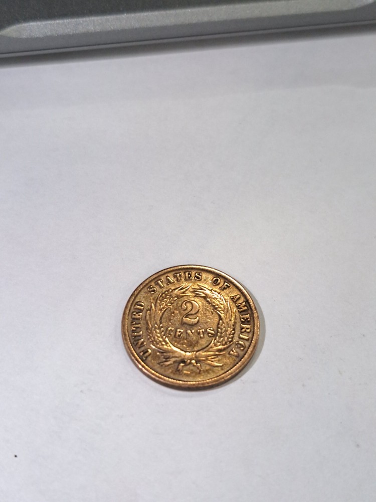1871 2 cent piece Great luster