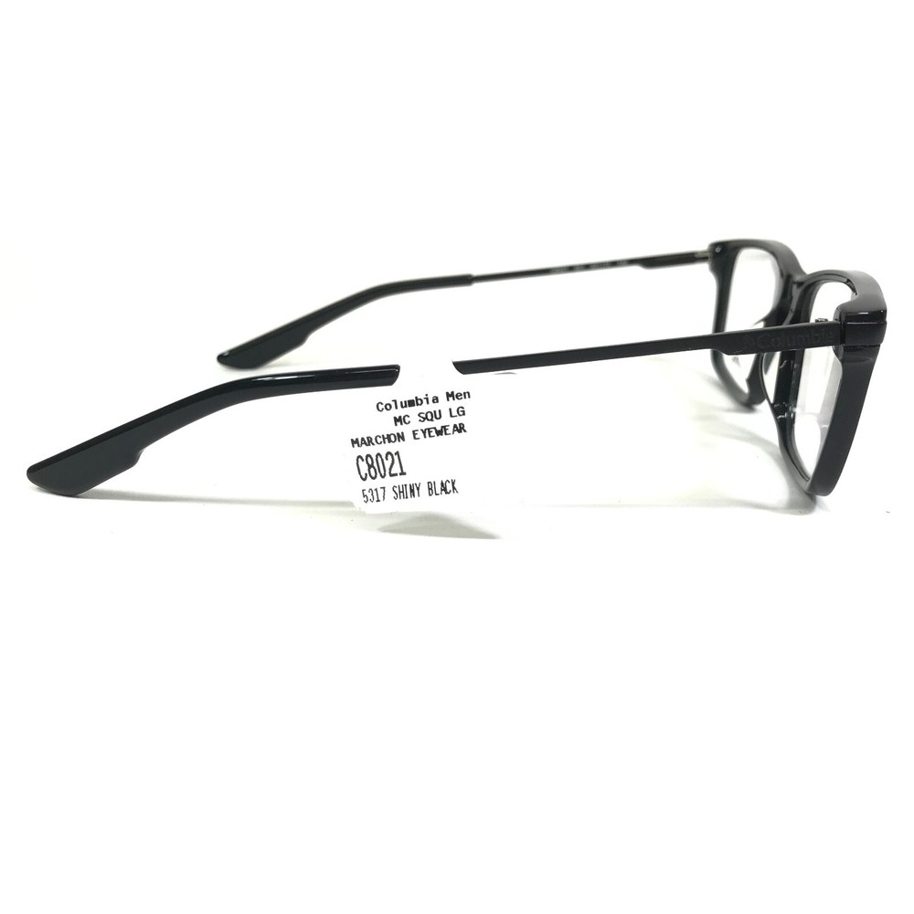 Columbia Eyeglasses Frames C8021 001 Black Rectangular Full Rim 53-17-140