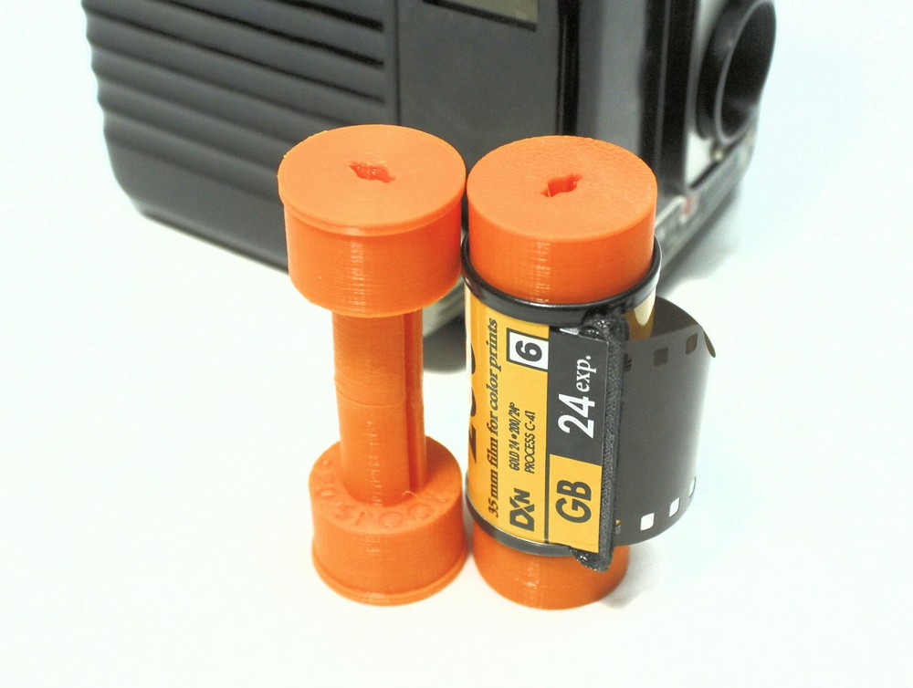 35mm to 620 Medium Format Folding/Box Camera Film Spool Adapter Set-Kit (3pcs)