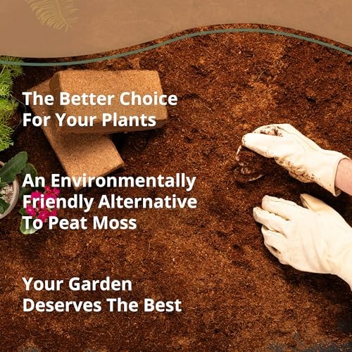 - 100% Buffered Organic Coco Coir for Plants & Buffered Coco Bliss (10lbs)