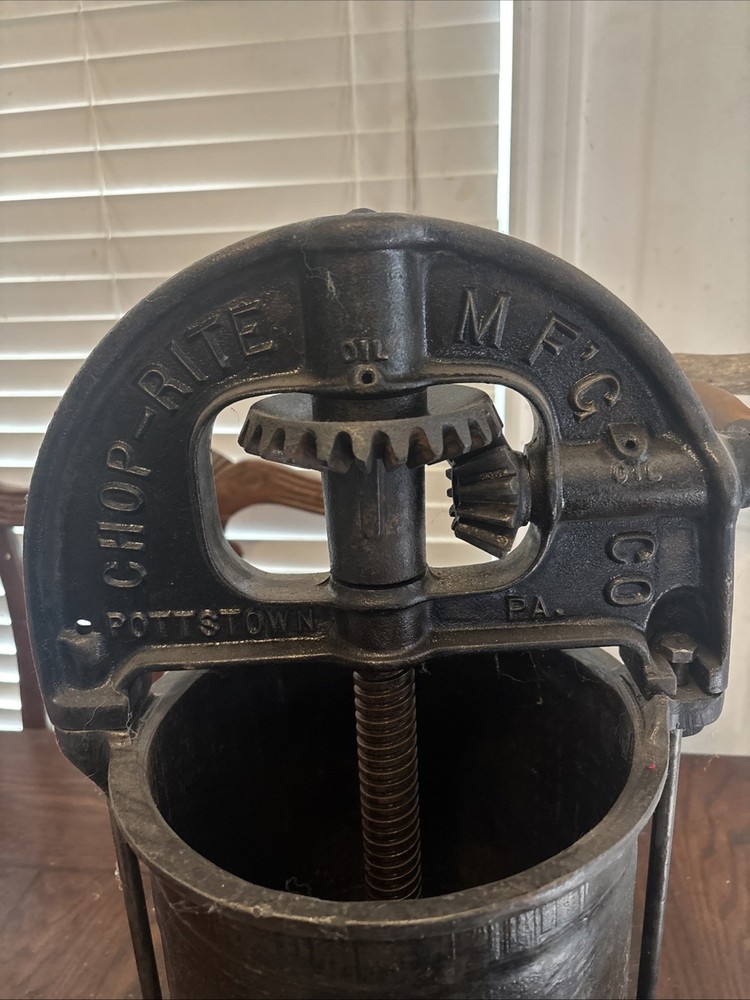 Antique sausage press